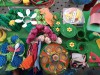 Công tác làm đồ dùng đồ chơi cho trẻ điểm trường mầm non Nà Nếnh B
