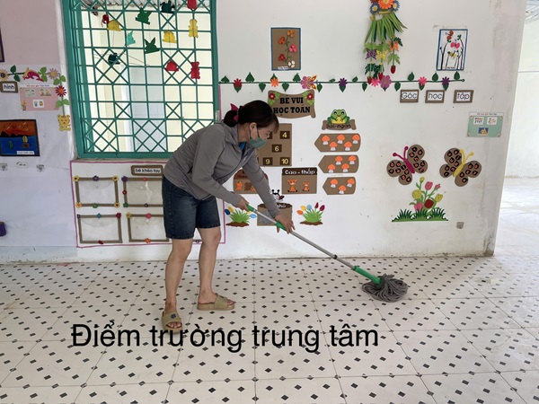 Công tác vệ sinh trong lớp học